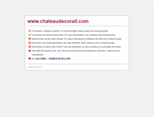 Tablet Screenshot of chateaudecorail.com